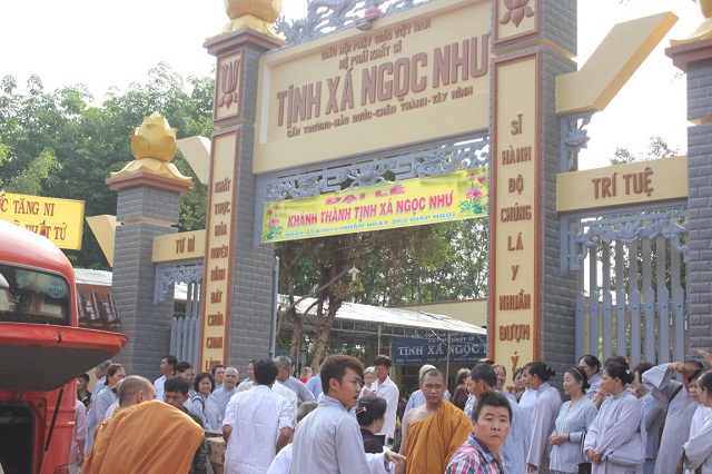 Tay Ninh province: Ngoc Nhu monastery inaugurates main worshipping facility